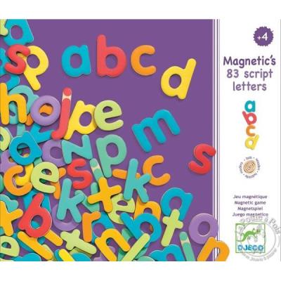 83 lettres scriptes magnétiques | Lettres & chiffres