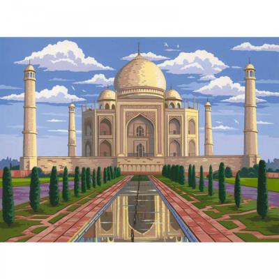 Peinture à numéro - Taj Mahal | Peinture à numéro & peinture de diamant (Diamond Painting)