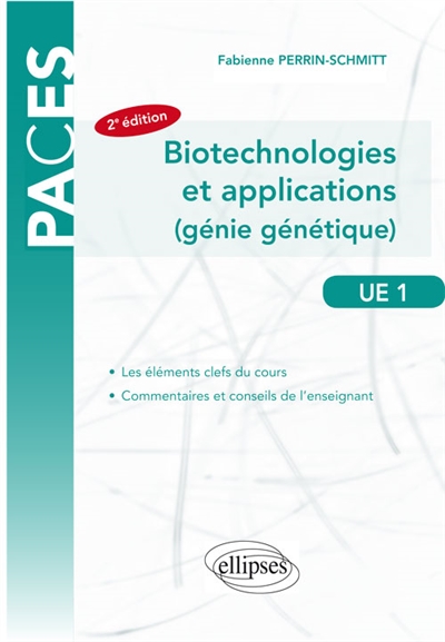 Biotechnologies et applications (génie génétique) | 9782340016385 | Santé