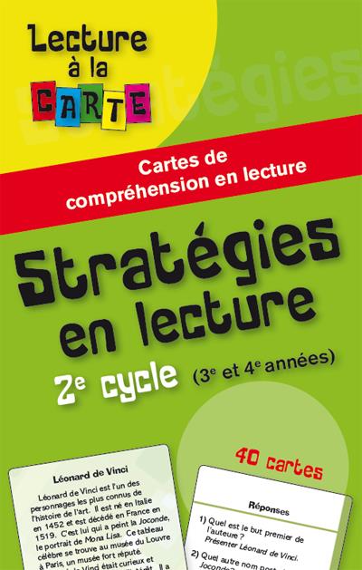 Stratégies en lecture, 2e cycle (3e et 4e années)  | Français
