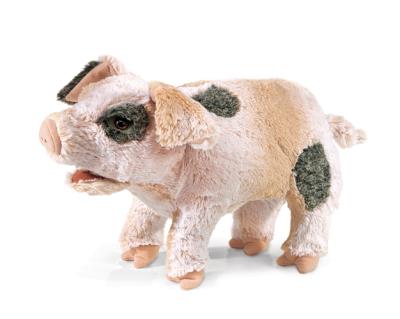 Marionnette -  Cochon rose | Peluche et marionnette