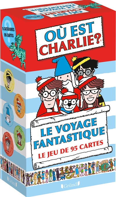 Où est Charlie ? - Le Voyage Fantastique - Le Jeu de 95 Cartes | Jeux pour la famille 