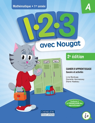 1, 2, 3... avec Nougat A/B et aide-mémoire - 2e édition - 1ère année | 9998201810096 | Cahier d'apprentissage - 1ère année