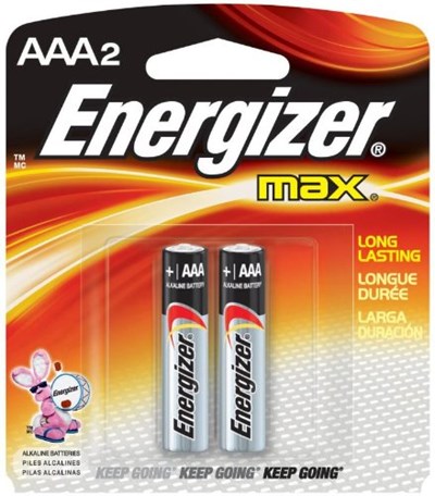 Piles AAA pqt 2 Energizer | Piles, lampes de poche, loupe