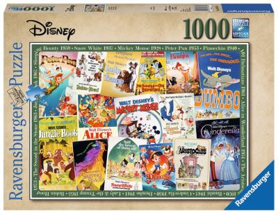 Casse-tête 1000 - Posters Vintage de Disney | Casse-têtes