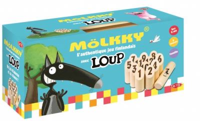 Mölkky - l'authentique jeu finlandais avec le Loup | Jeux pour la famille 