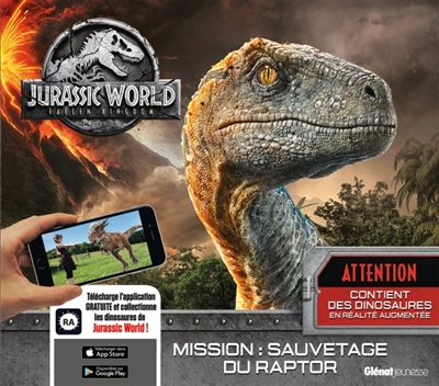 Jurassic World : Mission, sauvetage du Raptor | 9782344034798 | Documentaires