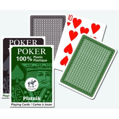 jeux de cartes simple - Poker 100% plastique | Jeux de cartes et de dés classiques