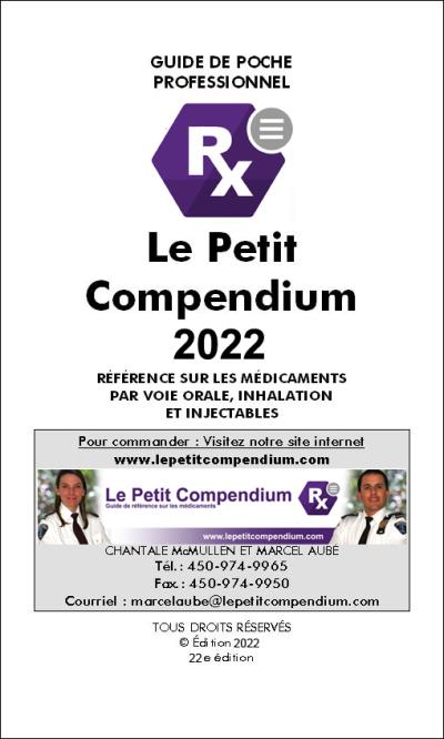 Petit compendium 2022 | 9782924363157 | Santé
