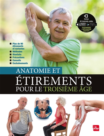 Anatomie et étirements pour le troisième âge | 9782842217259 | Santé