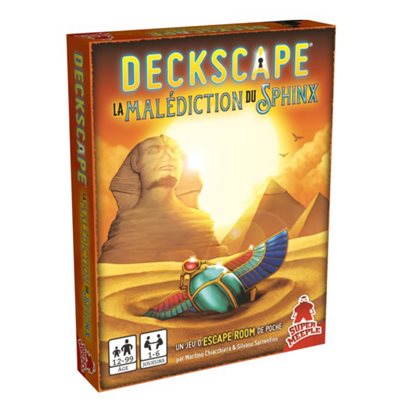 Deckscape - La malédiction du Sphinx | Jeux coopératifs
