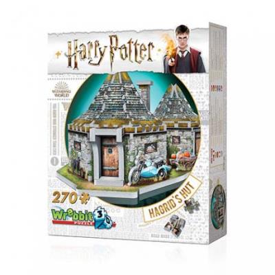 Casse-Tête 3D Wrebbit Collection harry potter : La cabane de Hagrid | Casse-têtes
