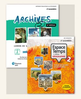 Combo Archives, 2e éd. et Espace Temps – Géographie - Secondaire 2 | 