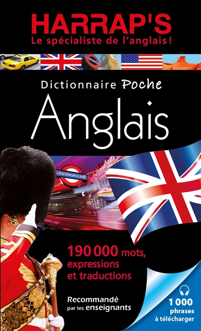 Harrap's dictionnaire poche anglais | 9782818707524 | Dictionnaires