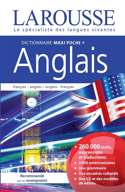 Dictionnaire maxipoche + anglais | 9782035988041 | Dictionnaires