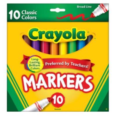 Marquers Crayola /10 | Marqueurs, nettoyeur a tableau blanc