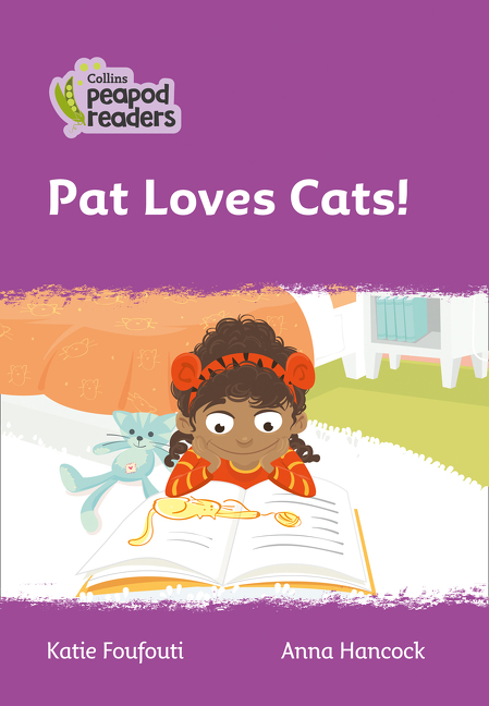 Collins Peapod Readers – Level 1 – Pat Loves Cats! | First reader