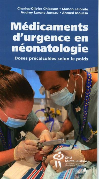 Médicaments d'urgence en néonatologie  | 9782896199839 | Santé
