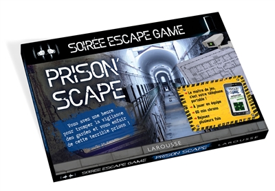 Soirée escape game - Prison'scape | Jeux coopératifs