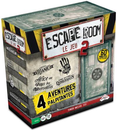 Escape Room - Coffret de base #2 4 scénarios | Jeux coopératifs