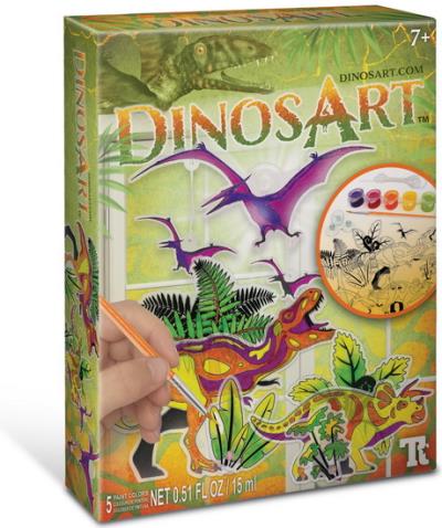 Dinosart - Attrape-soleil | Dessin/coloriage/peinture