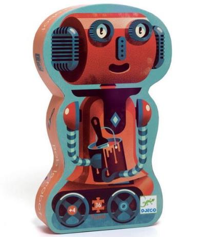 Casse-tête silhouette 36 - Bob le robot | Casse-têtes