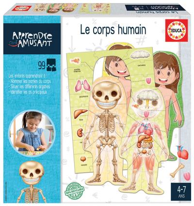Apprendre c'est amusant - Le corps humain Version française | Conscience phonologique