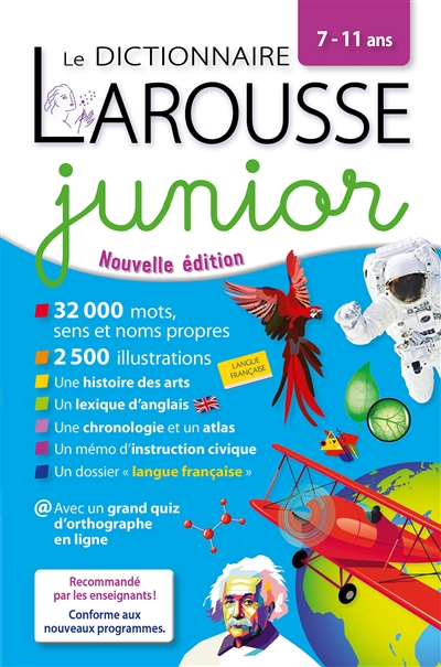 Dictionnaire Larousse junior (7-11 ans) (Le) | 9782036000056 | Dictionnaires