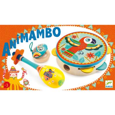Animambo - Set tambourin, maracas, castagnettes | Musique