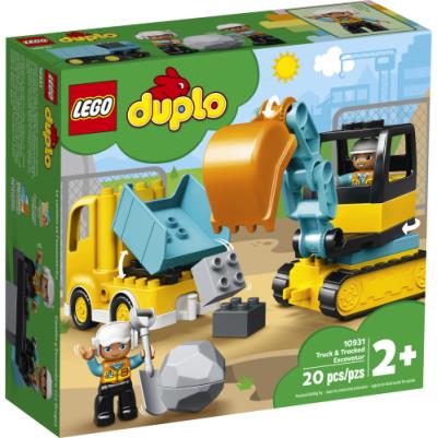 LEGO : Duplo - Le camion et l'excavatrice (Truck and Tracked Excavator) | LEGO®