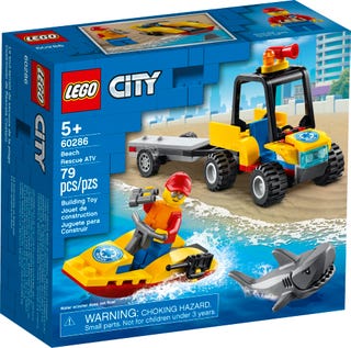 LEGO : City - Le Tout-Terrain de secours de la plage (Beach Rescue ATV) | LEGO®