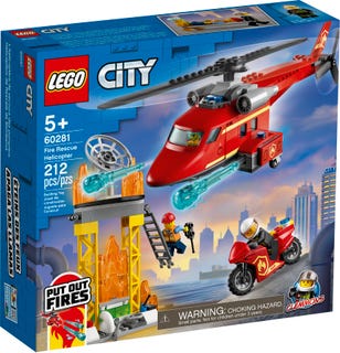 LEGO : City - L'hélicoptère de secours des pompiers (Fire Rescue Helicopter) | LEGO®