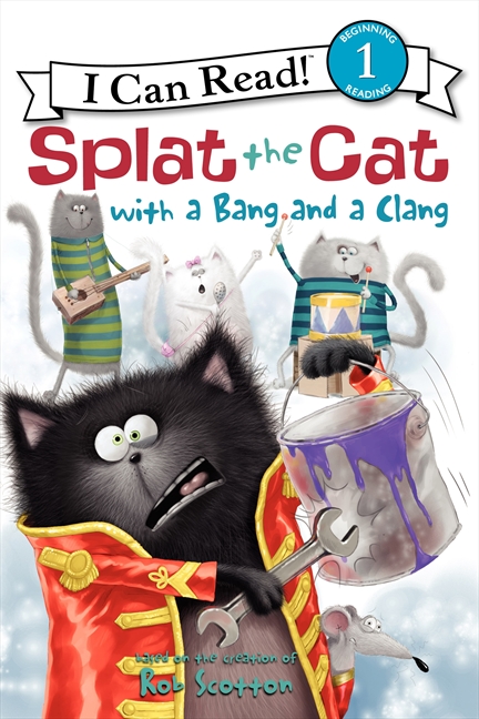 I Can Read ! - Splat the Cat with a Bang and a Clang | First reader