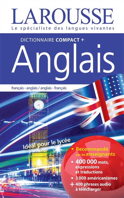 Dictionnaire compact + anglais | 9782036004245 | Dictionnaires