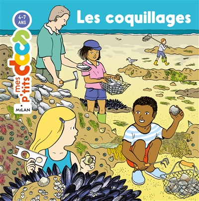 Mes p'tits docs - Les coquillages  | 9782408023324 | Documentaires
