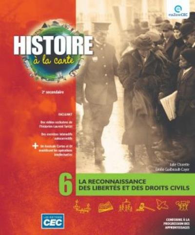 Histoire à la carte - Secondaire 2 -  version papier + Accès étudiants, Web 1 an | Fortier, Sabrina N.