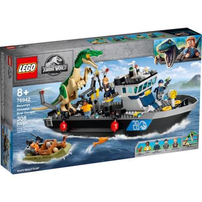 LEGO : Jurassic World - L’évasion en bateau du Baryonyx | LEGO®