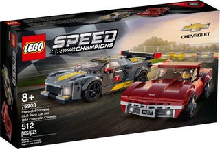 LEGO : Speed champions  - Chevrolet Corvette C8.R Race Car et 1968 Chevrolet Corvette | LEGO®