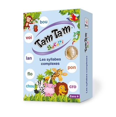 Tam Tam safari : les syllabes complexes CP : jeu de lecture CP-CE1 | Langue