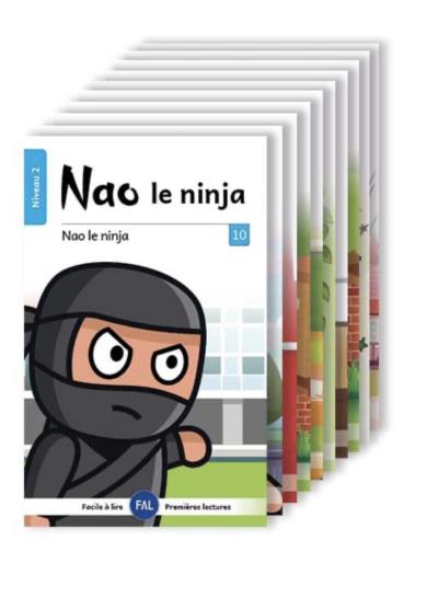 Nao le ninja – 10 livres 2e Éd. | 9781990664625 | Premières lectures