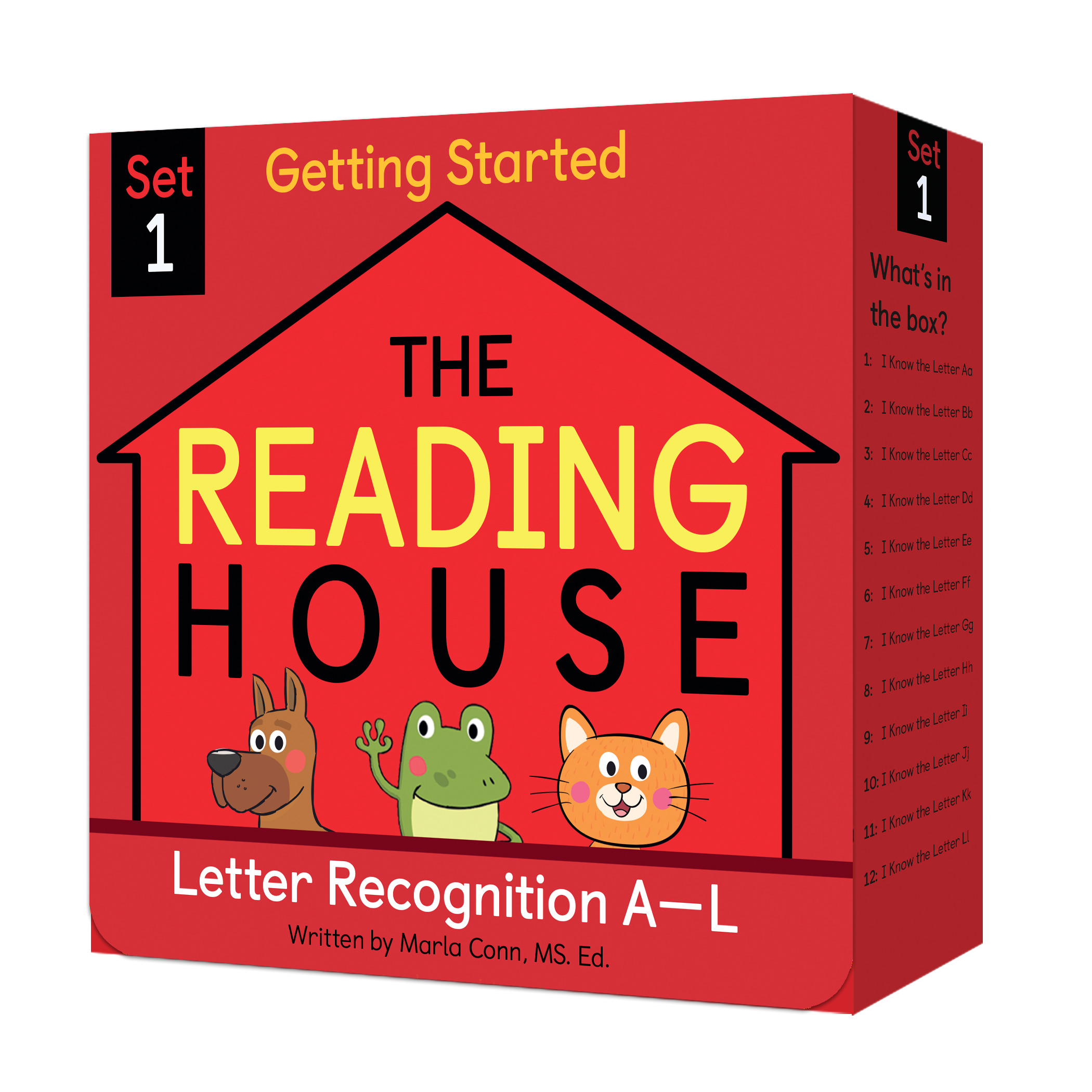 The Reading House Set 1: Letter Recognition A-L | First reader