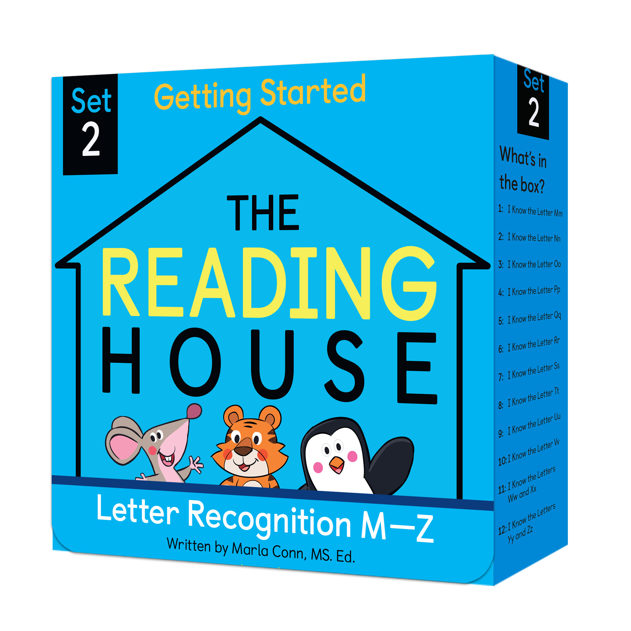 The Reading House Set 2: Letter Recognition M-Z | First reader