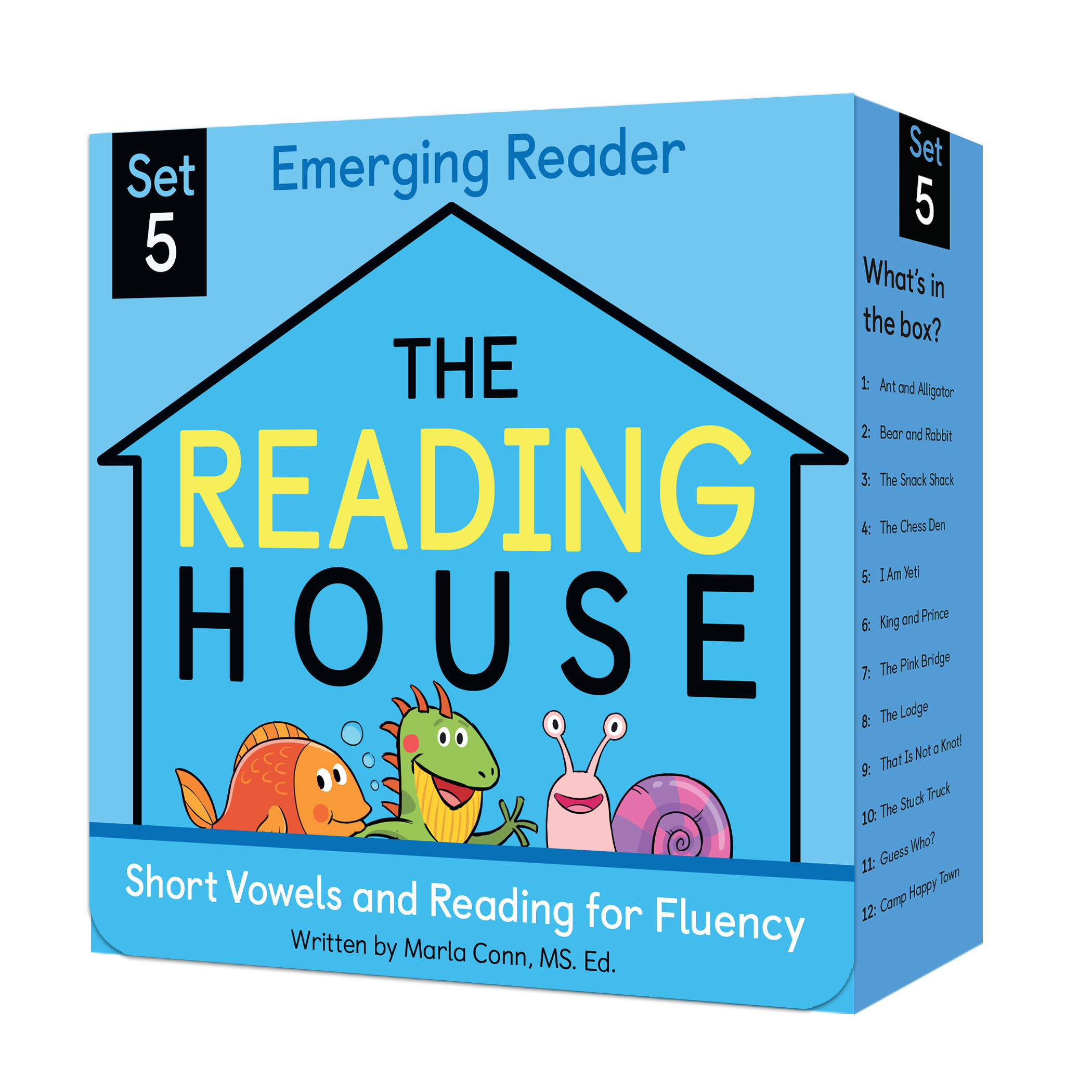 The Reading House Set 5: Short Vowels and Reading for Fluency | First reader