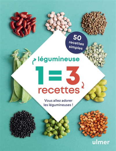 1 légumineuse = 3 recettes : vous allez adorer les légumineuses ! : 50 recettes simples | Mingam, Céline