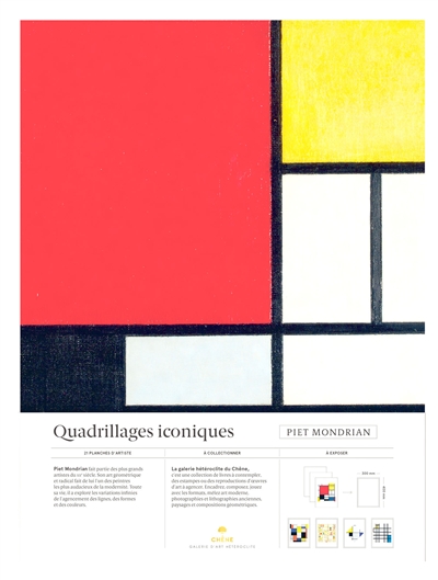 Piet Mondrian, Quadrillages iconiques | 9782812320958 | Arts