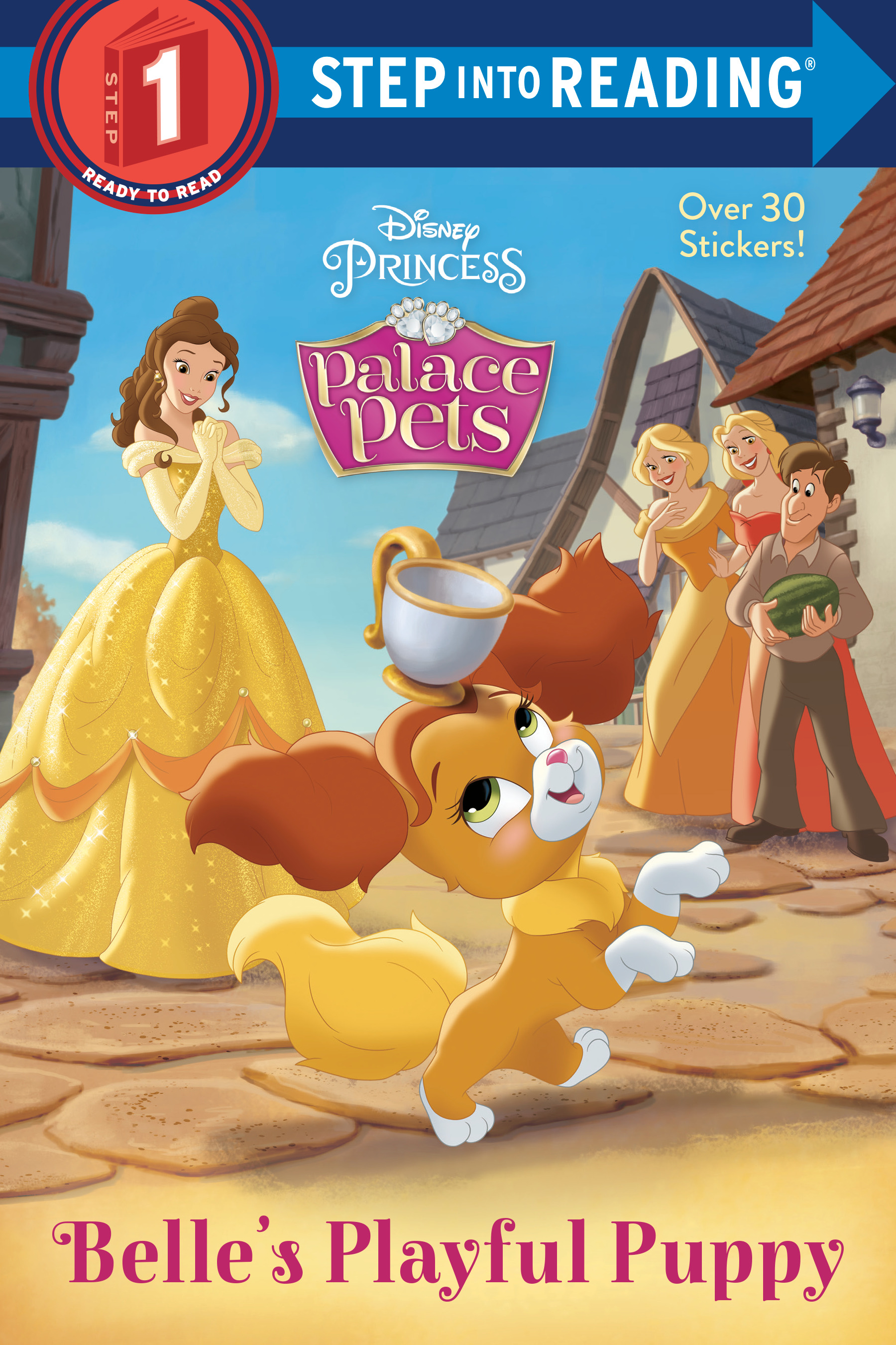 Step Into Reading - Belle's Playful Puppy (Disney Princess: Palace Pets) | First reader