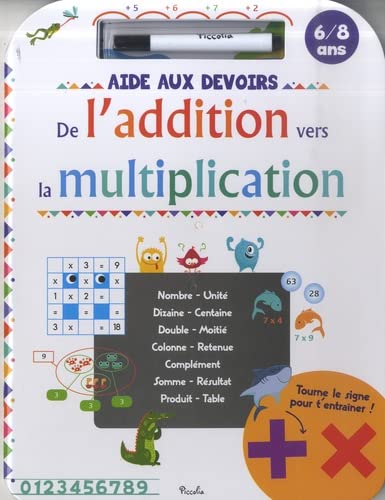 De l'addition vers la multiplication : 6-8 ans | 9782753069596 | Livres jeux et cahier d'activités
