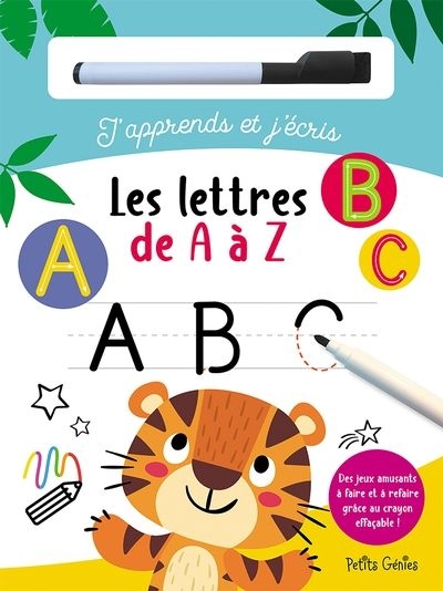 Lettres de A à Z (Les) | 9781773882499 | Livres jeux et cahier d'activités