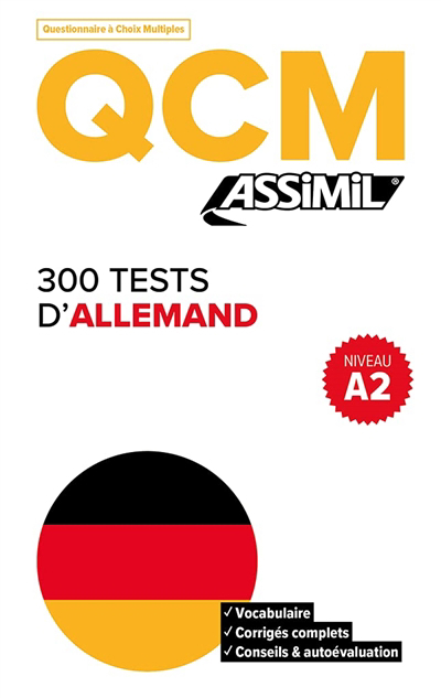 300 tests d'allemand, niveau A2 : QCM | 9782700508727 | Dictionnaires