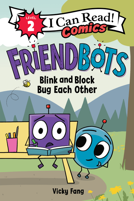 I Can Read Comics Level 2 - Friendbots: Blink and Block Bug Each Other | Graphic novel & Manga